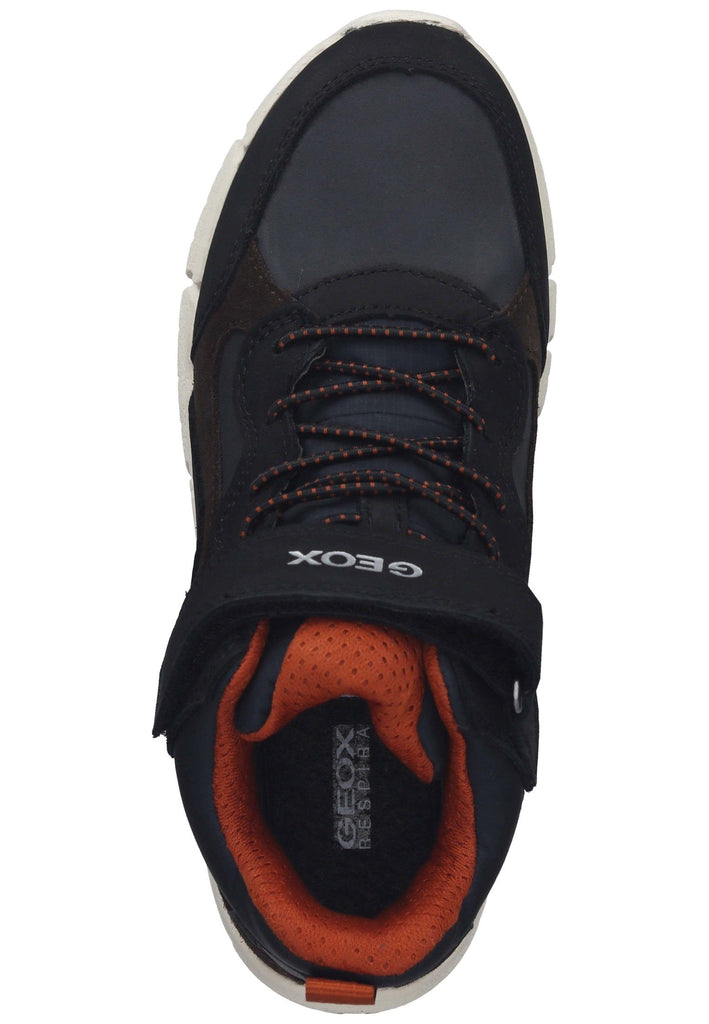 Geox Stiefelette Leder/Textil Braun/Orange