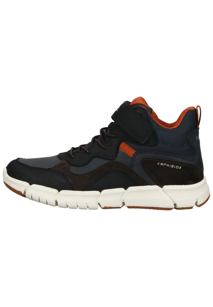 Geox Stiefelette Leder/Textil Braun/Orange