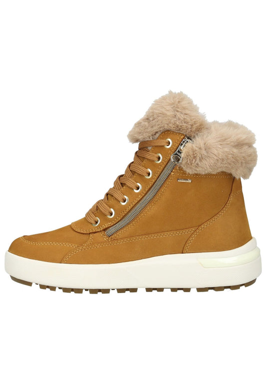 Geox Stiefelette Leder/Textil Braun Warmfutter