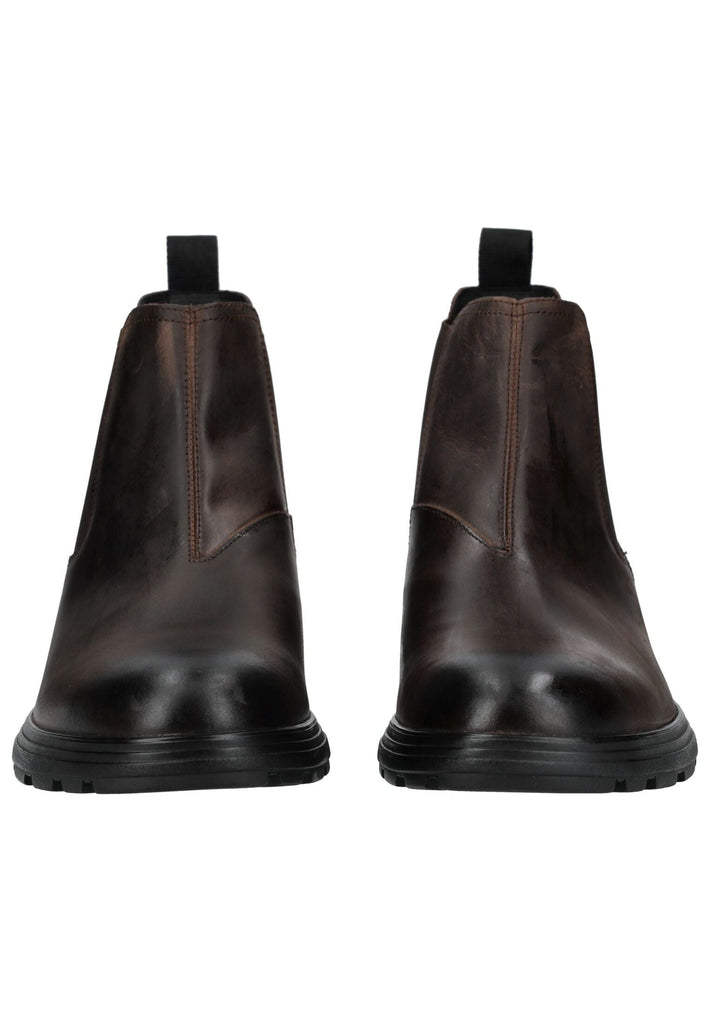 Geox Stiefelette Leder/Textil Coffee
