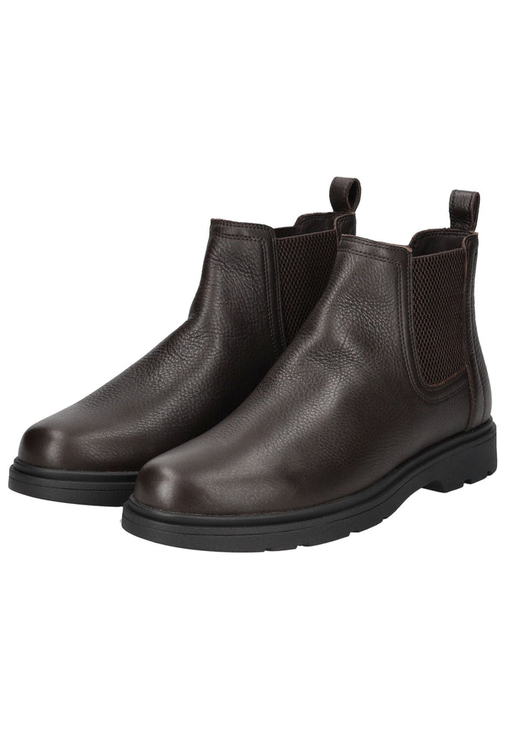 Geox Stiefelette Leder/Textil Coffee