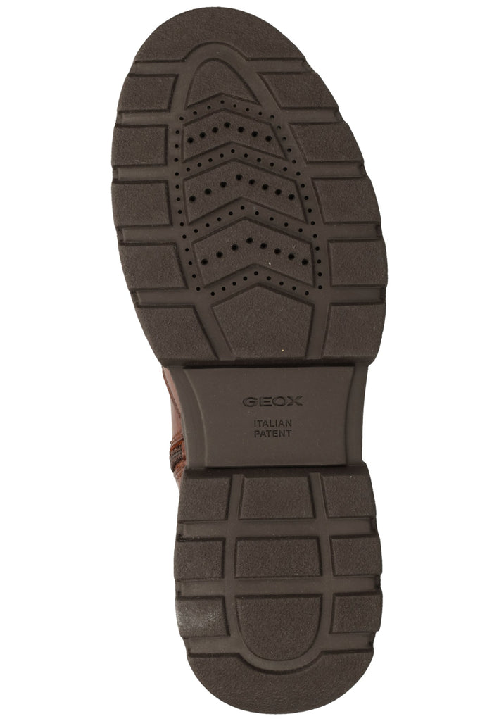 Geox Stiefelette Leder/Textil Coffee