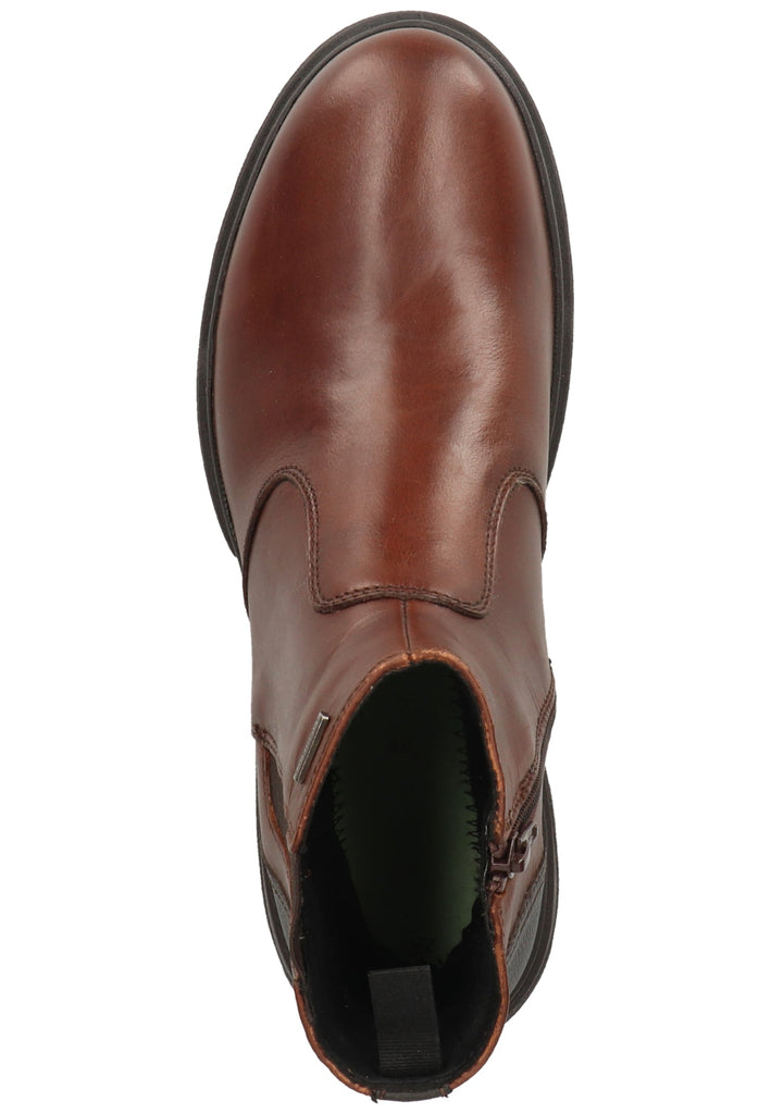 Geox Stiefelette Leder/Textil Coffee