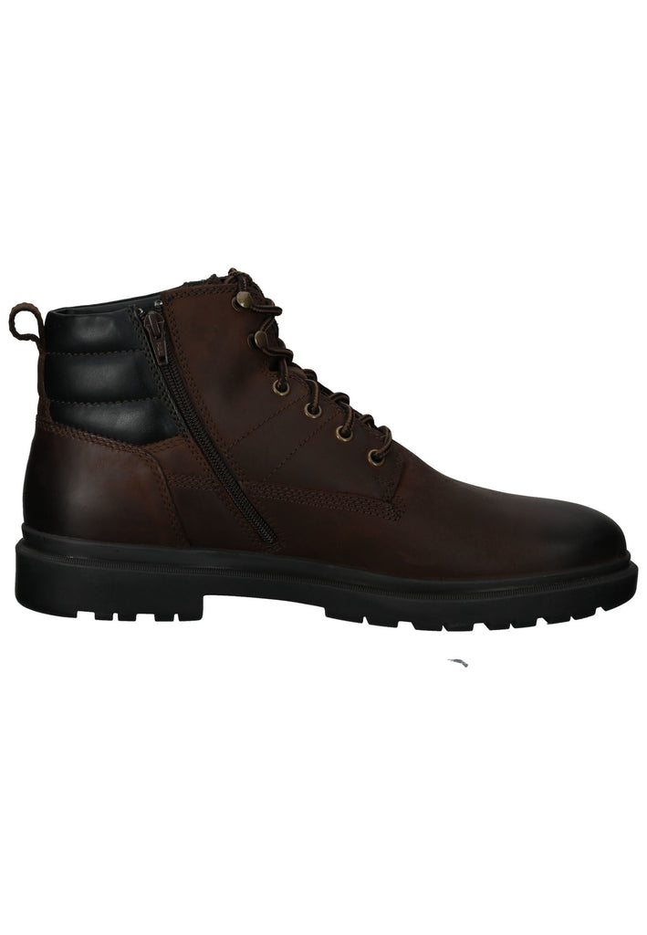 Geox Stiefelette Leder/Textil Coffee Warmfutter