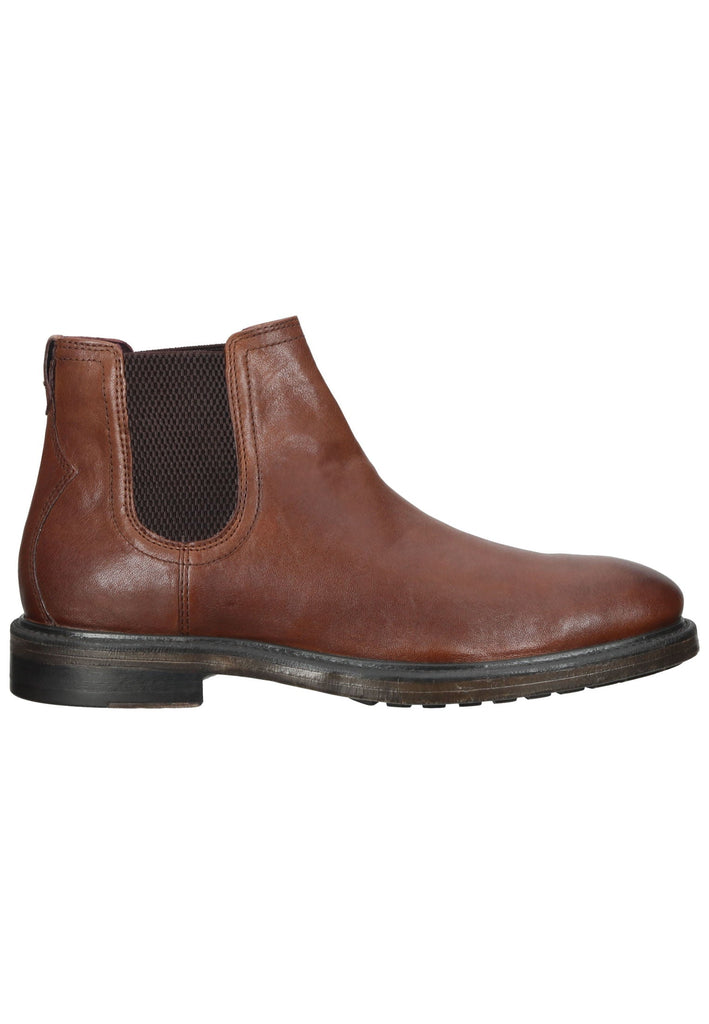 Geox Stiefelette Leder/Textil Cognac