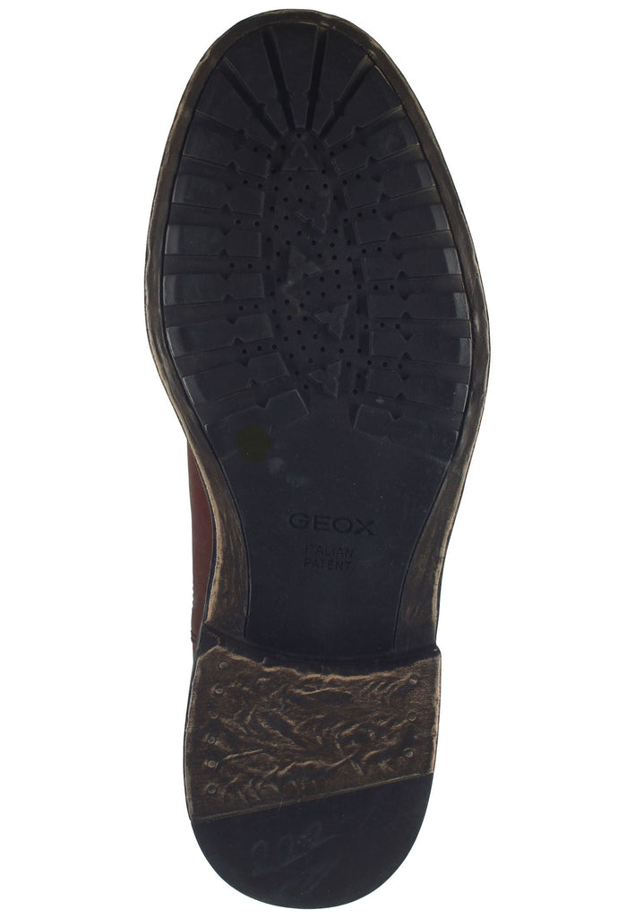 Geox Stiefelette Leder/Textil Cognac