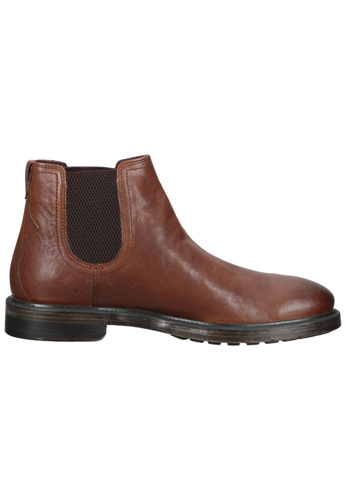 Geox Stiefelette Leder/Textil Cognac
