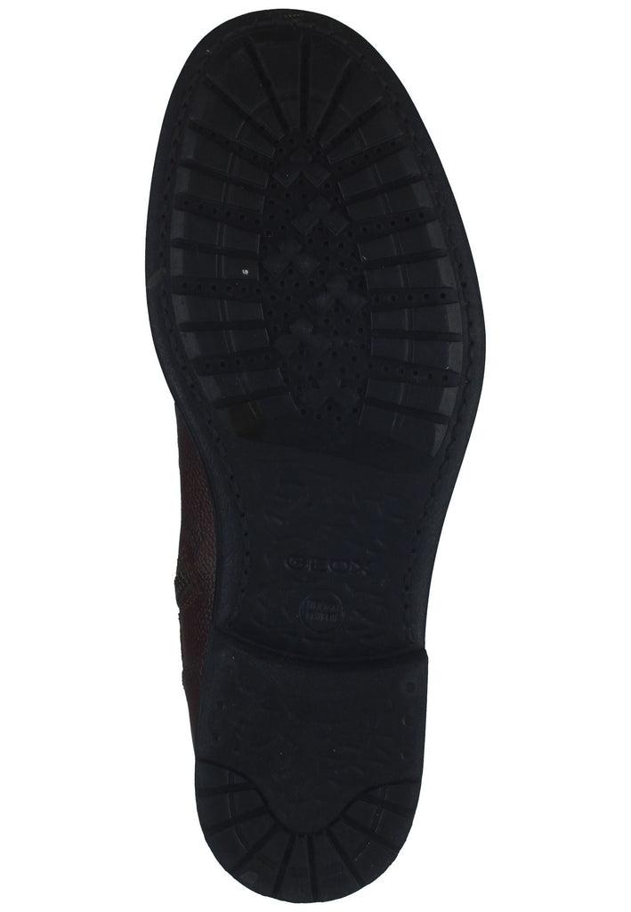 Geox Stiefelette Leder/Textil Cognac