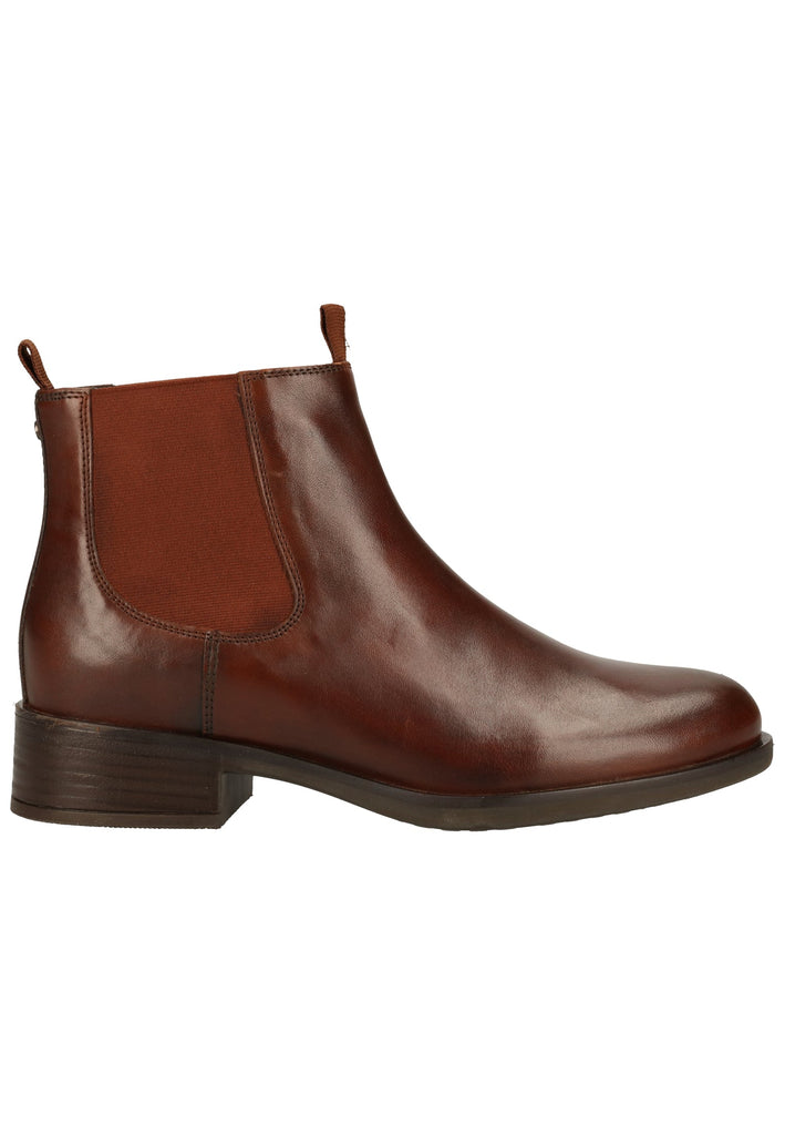 Geox Stiefelette Leder/Textil Cognac