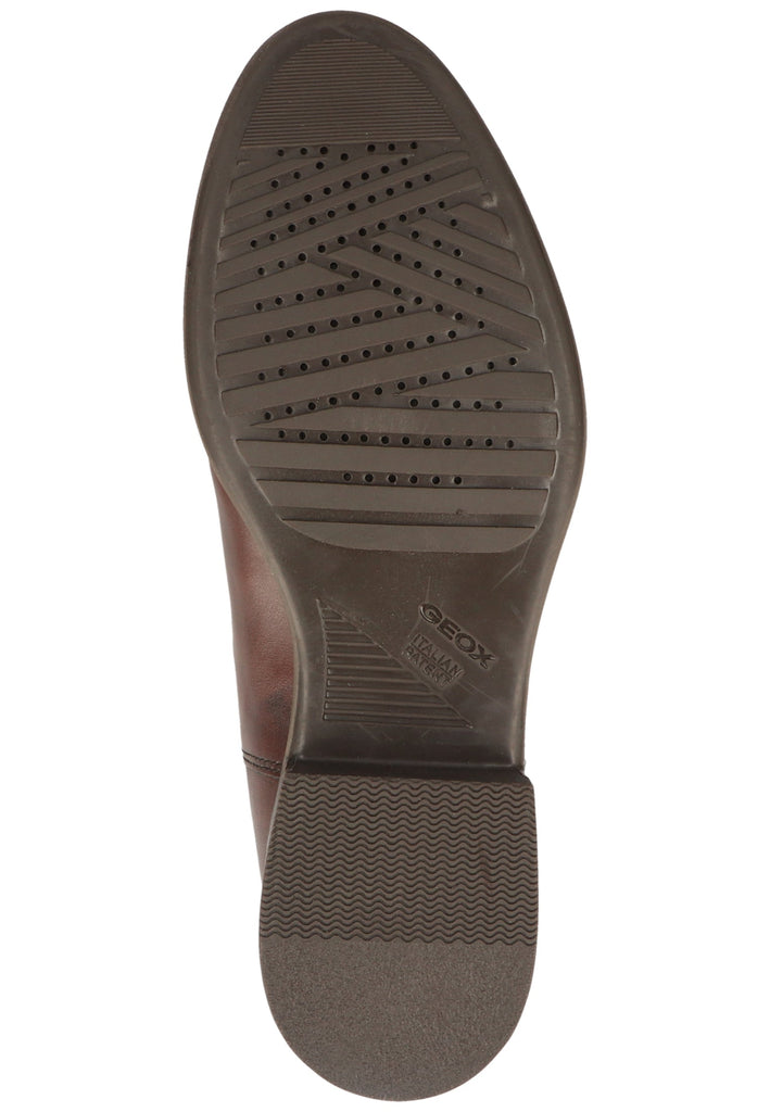 Geox Stiefelette Leder/Textil Cognac