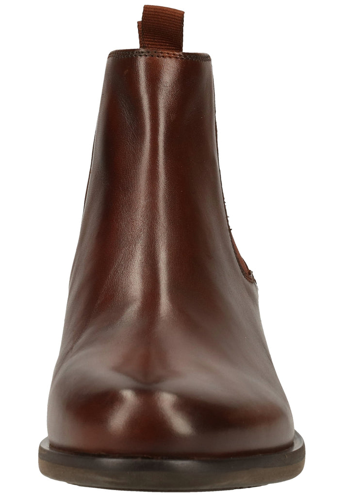 Geox Stiefelette Leder/Textil Cognac