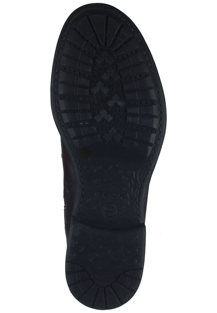 Geox Stiefelette Leder/Textil Dunkelbraun Warmfutter