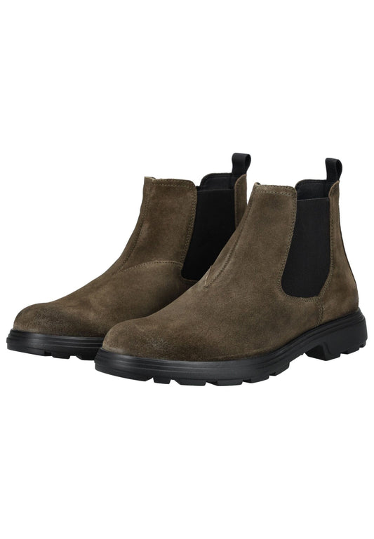 Geox Stiefelette Leder/Textil Military