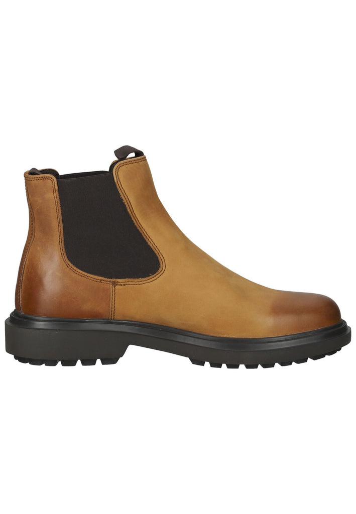 Geox Stiefelette Leder/Textil Mustard