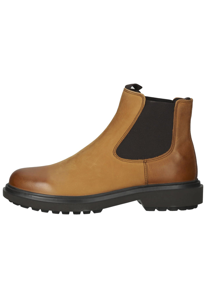 Geox Stiefelette Leder/Textil Mustard