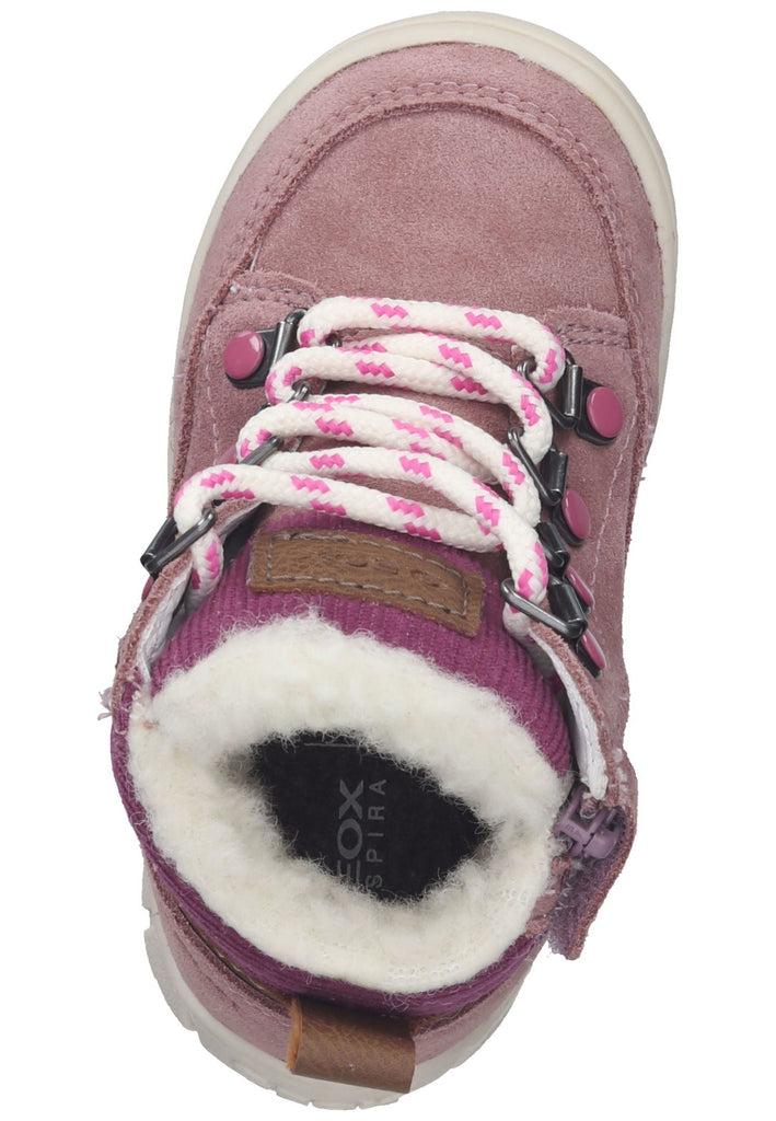 Geox Stiefelette Leder/Textil Rose