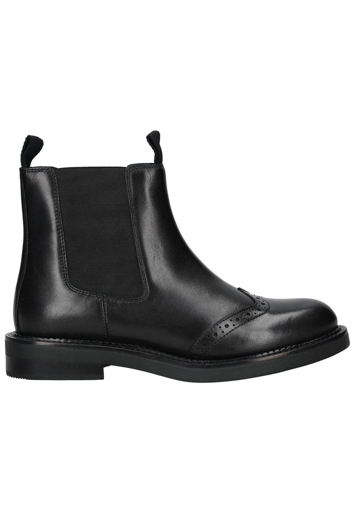 Geox Stiefelette Leder/Textil Schwarz