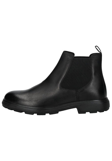 Geox Stiefelette Leder/Textil Schwarz