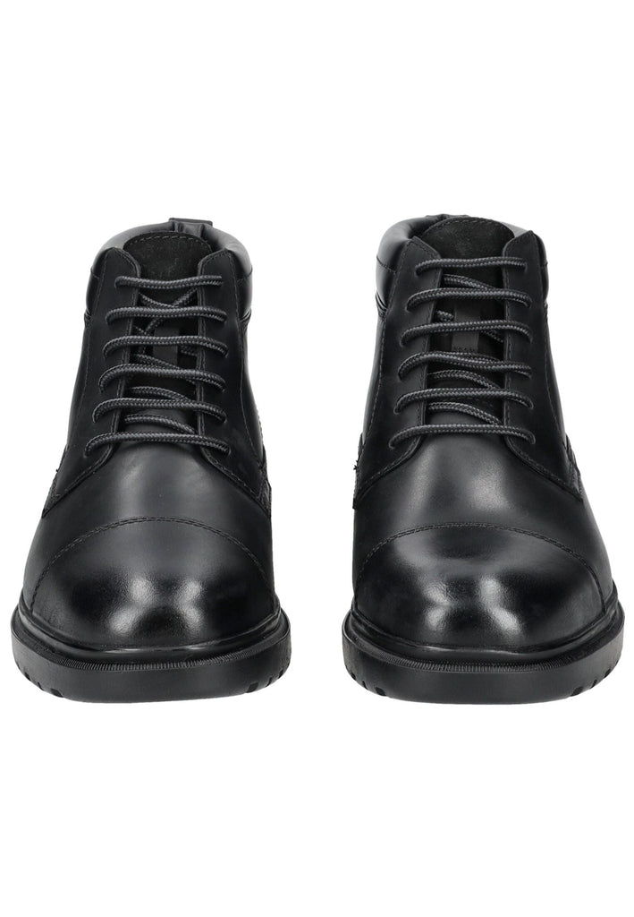 Geox Stiefelette Leder/Textil Schwarz