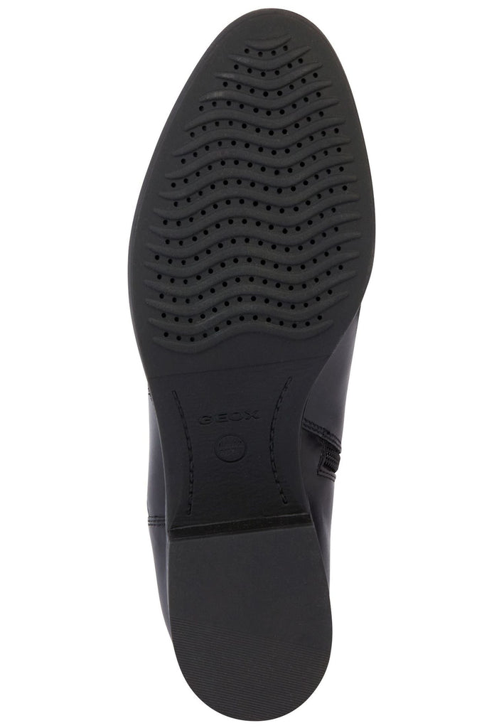 Geox Stiefelette Leder/Textil Schwarz