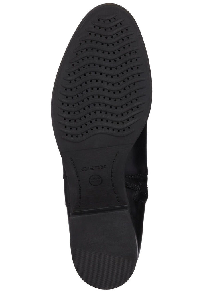 Geox Stiefelette Leder/Textil Schwarz