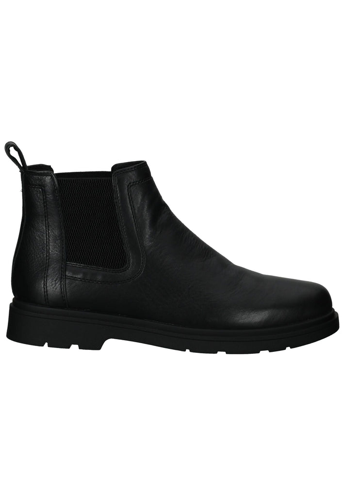 Geox Stiefelette Leder/Textil Schwarz