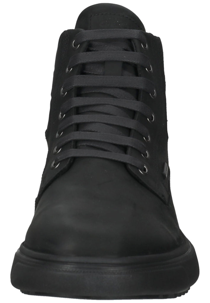 Geox Stiefelette Leder/Textil Schwarz