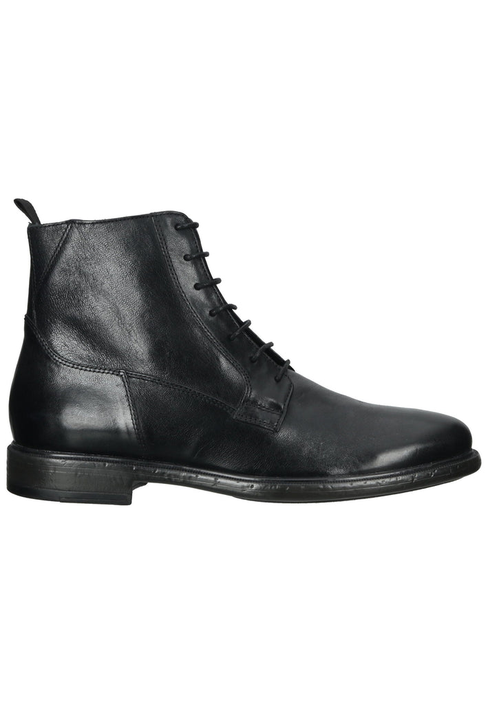 Geox Stiefelette Leder/Textil Schwarz