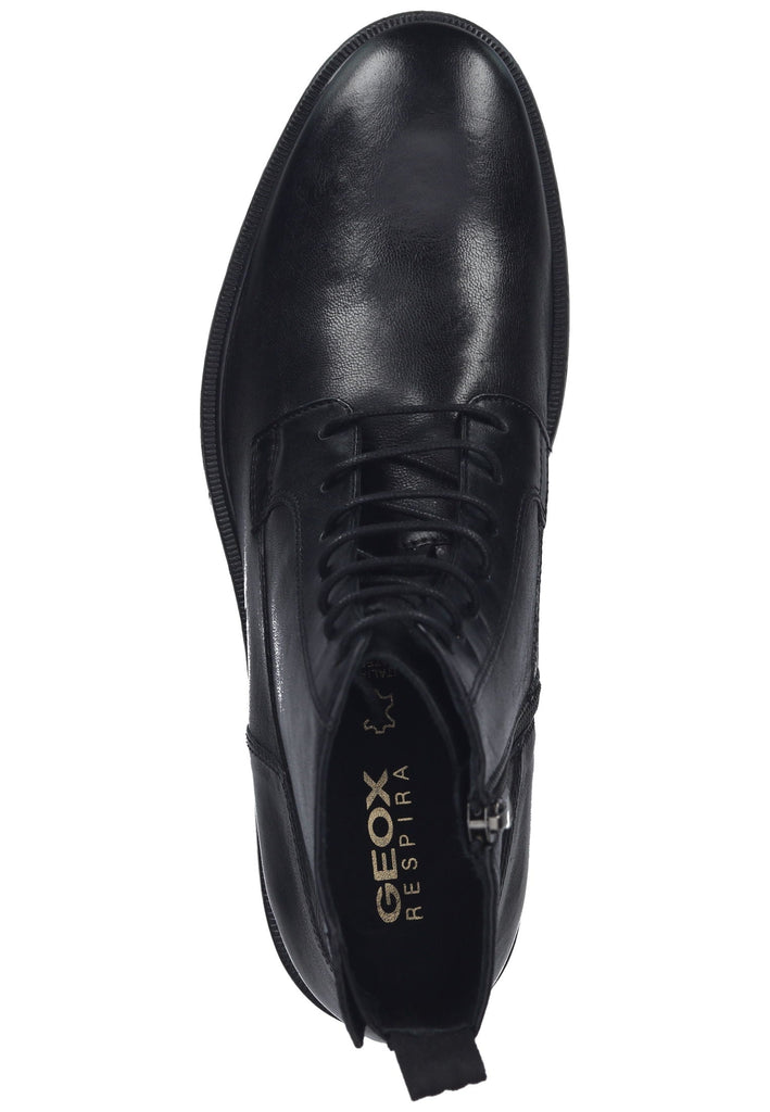 Geox Stiefelette Leder/Textil Schwarz