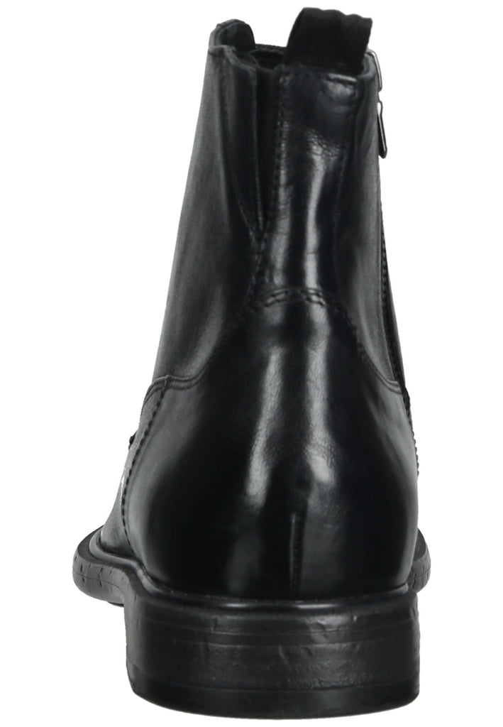 Geox Stiefelette Leder/Textil Schwarz