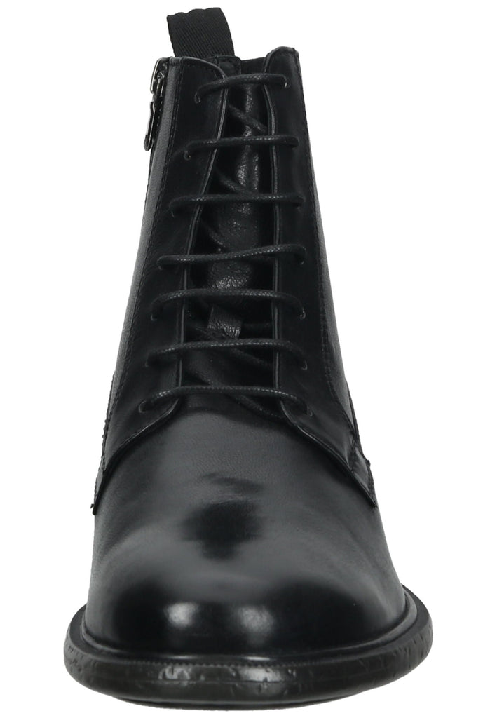 Geox Stiefelette Leder/Textil Schwarz