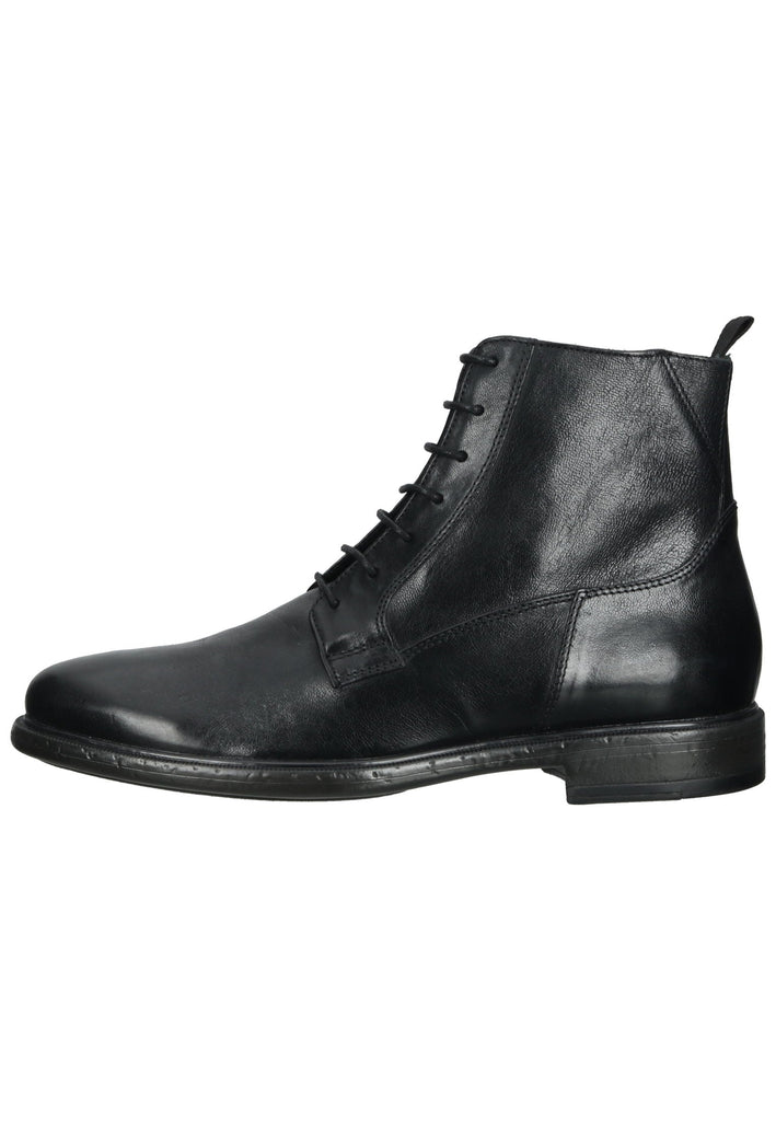 Geox Stiefelette Leder/Textil Schwarz