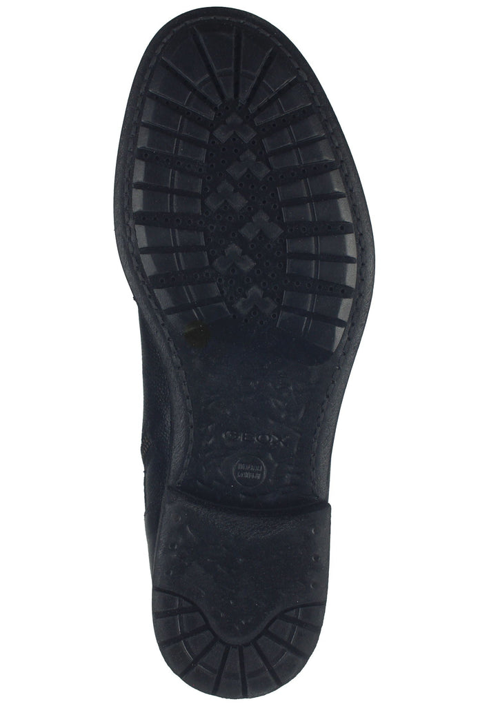 Geox Stiefelette Leder/Textil Schwarz