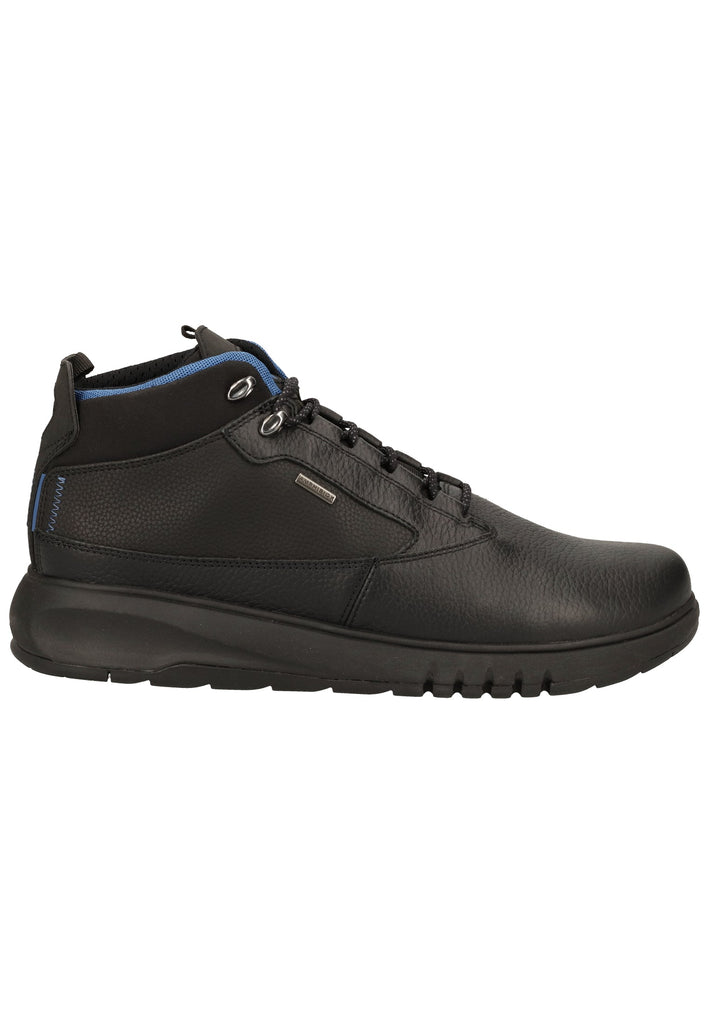 Geox Stiefelette Leder/Textil Schwarz