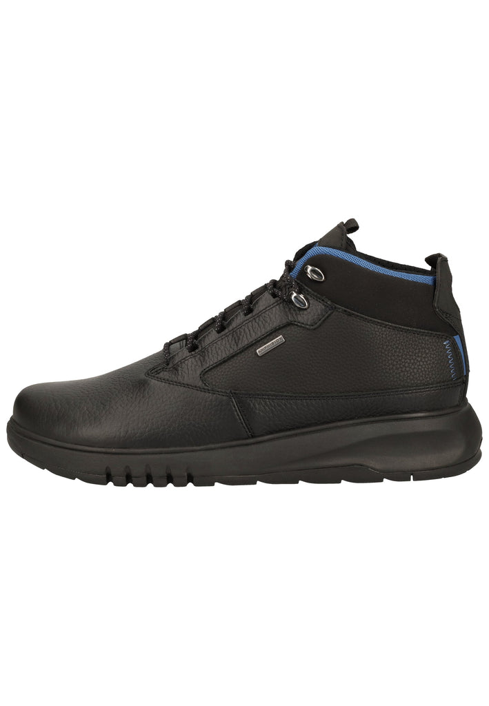 Geox Stiefelette Leder/Textil Schwarz