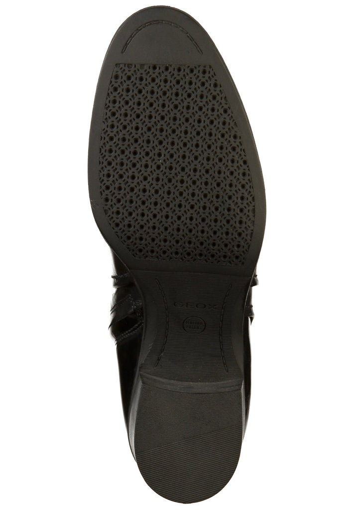 Geox Stiefelette Leder/Textil Schwarz