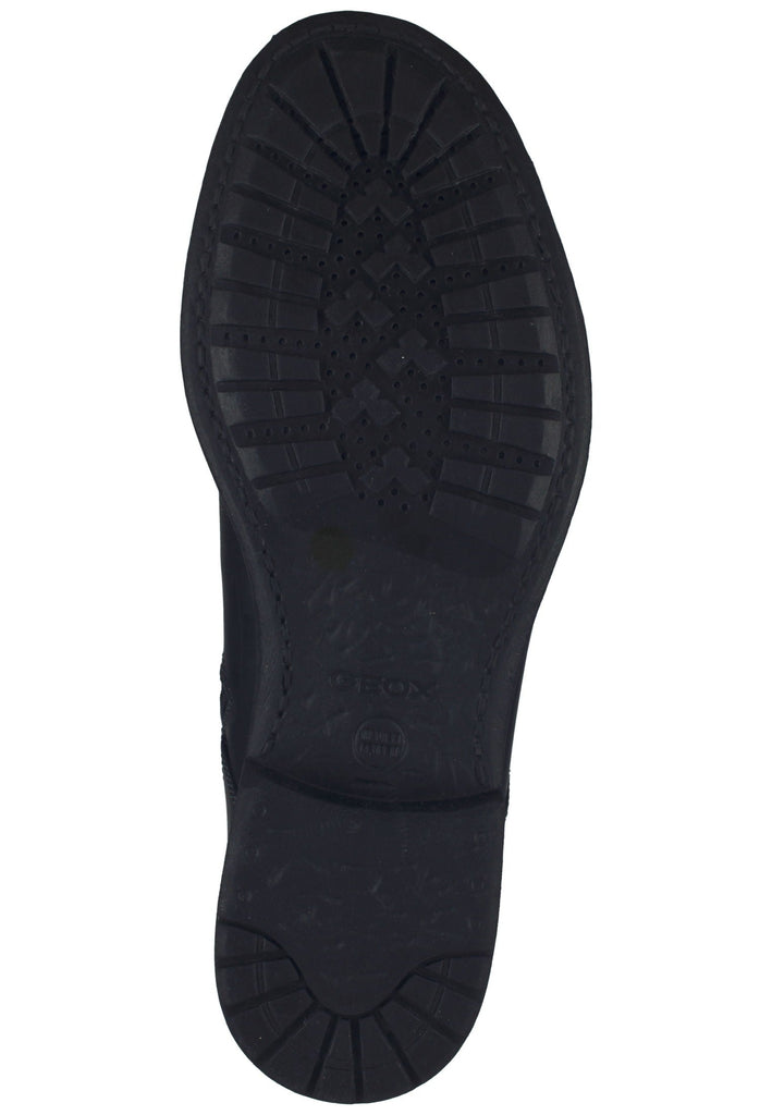 Geox Stiefelette Leder/Textil Schwarz