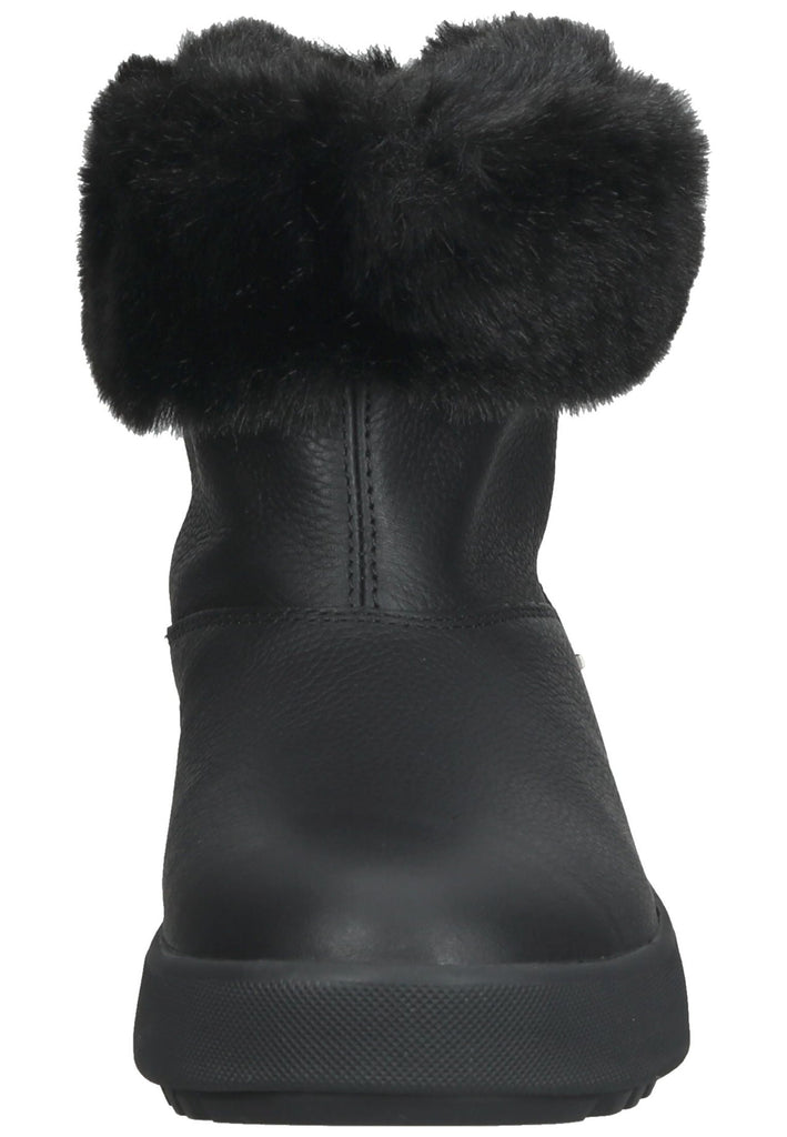 Geox Stiefelette Leder/Textil Schwarz