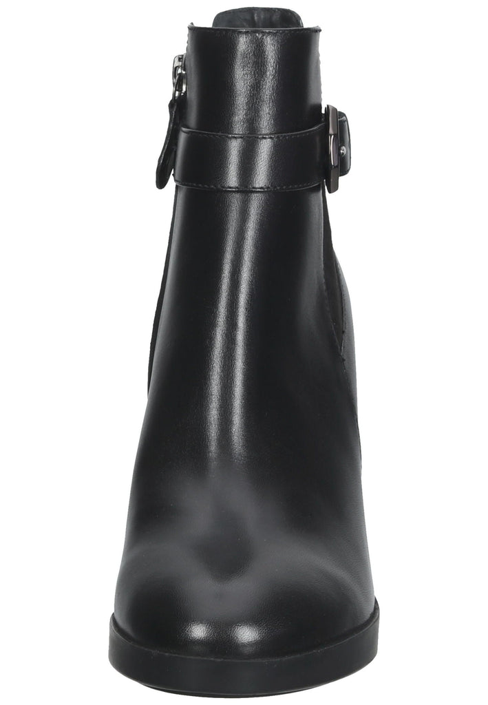 Geox Stiefelette Leder/Textil Schwarz