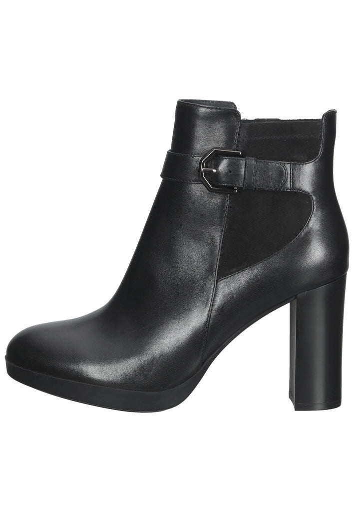 Geox Stiefelette Leder/Textil Schwarz