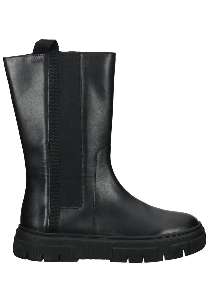 Geox Stiefelette Leder/Textil Schwarz