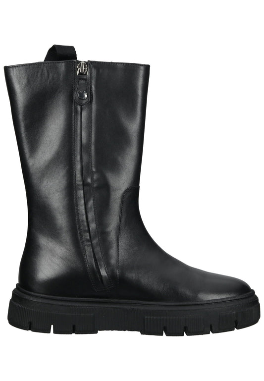 Geox Stiefelette Leder/Textil Schwarz