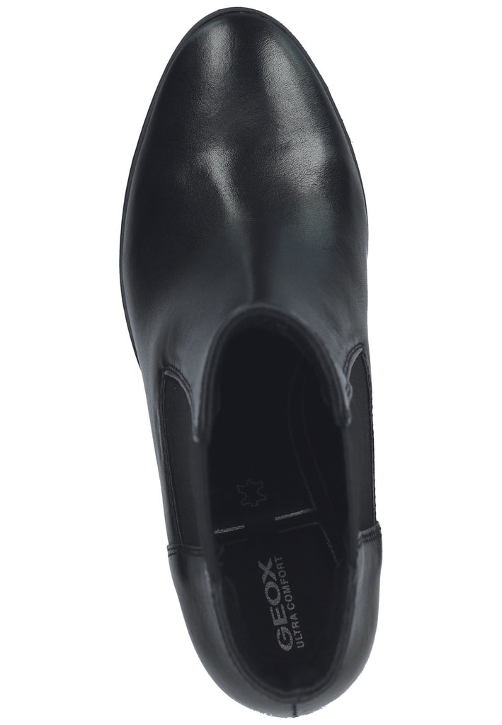 Geox Stiefelette Leder/Textil Schwarz