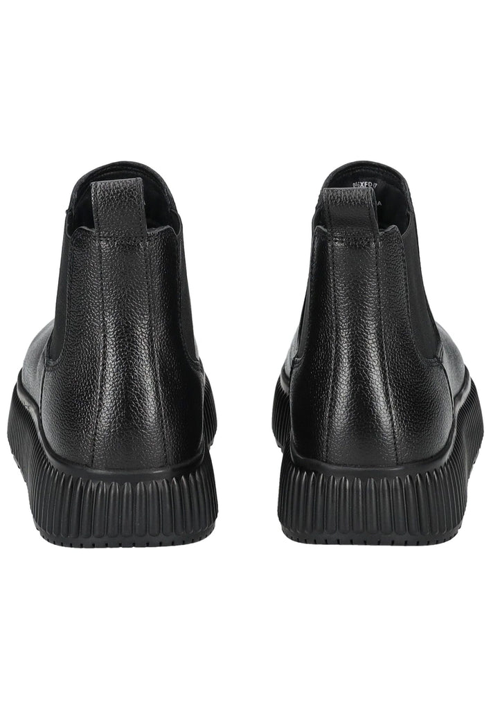 Geox Stiefelette Leder/Textil Schwarz