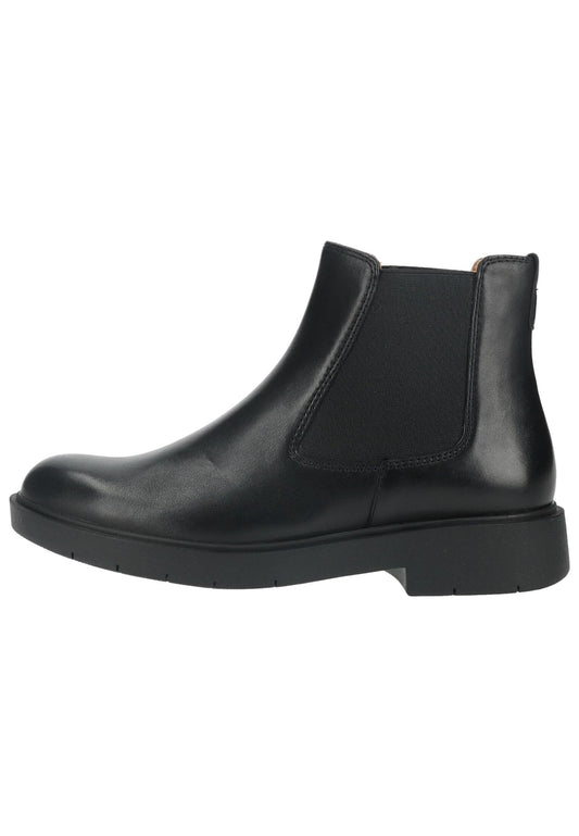Geox Stiefelette Leder/Textil Schwarz