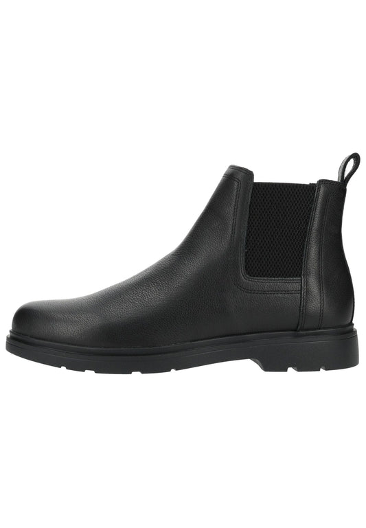 Geox Stiefelette Leder/Textil Schwarz