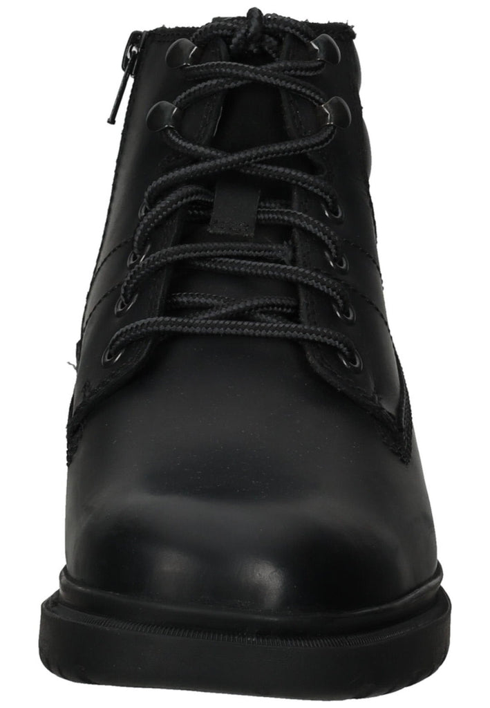 Geox Stiefelette Leder/Textil Schwarz Warmfutter