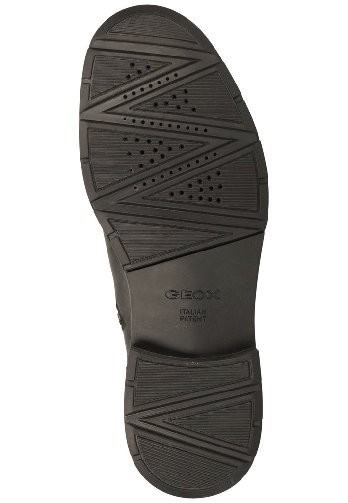 Geox Stiefelette Leder/Textil Schwarz Warmfutter