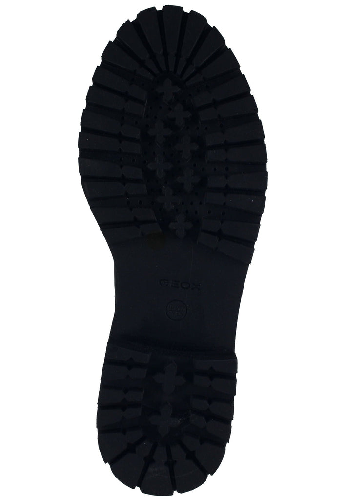 Geox Stiefelette Leder/Textil Schwarz Warmfutter