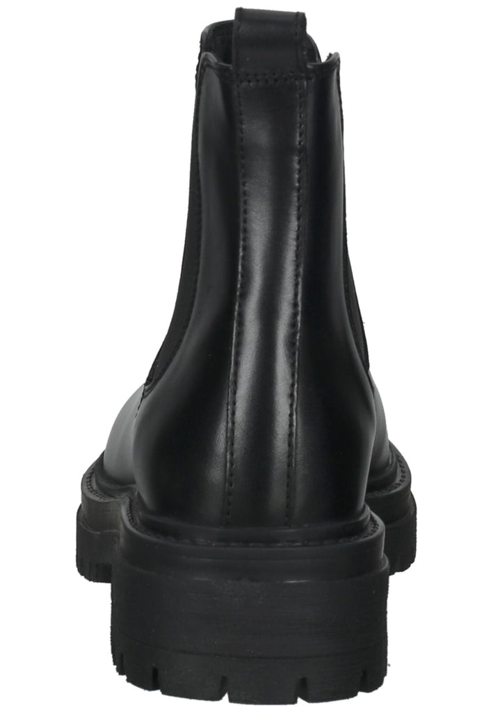 Geox Stiefelette Leder/Textil Schwarz Warmfutter